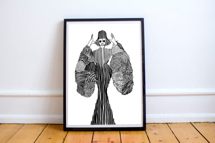 Studio Archive Sale - Delicately Rooted Pt 3 A4 Art Print