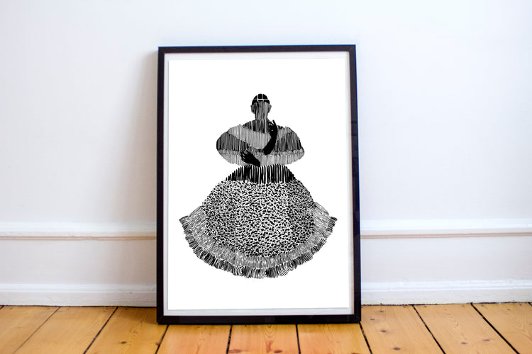 Studio Archive Sale - Delicately Rooted Pt 4 A4 Art Print