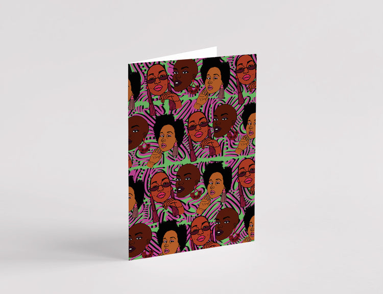 90s(ish) Babes Greeting Card