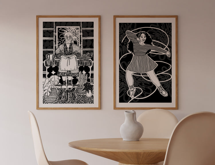 Aunty V & Izzy Print Set