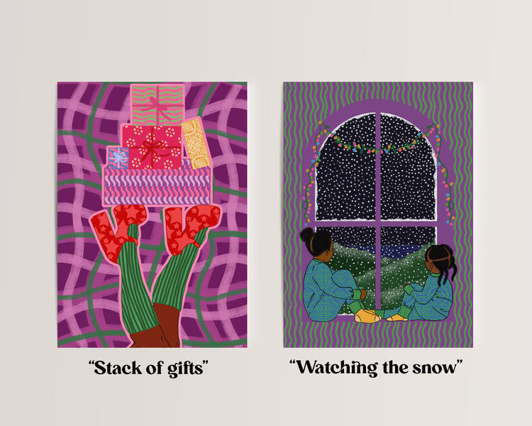 Mix and Match Christmas Card Set