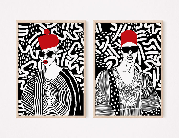 Emeka & Kalifat Art Print Set