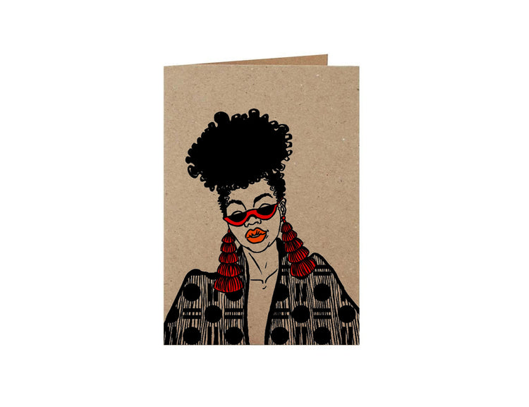 Fashionista Greeting Card
