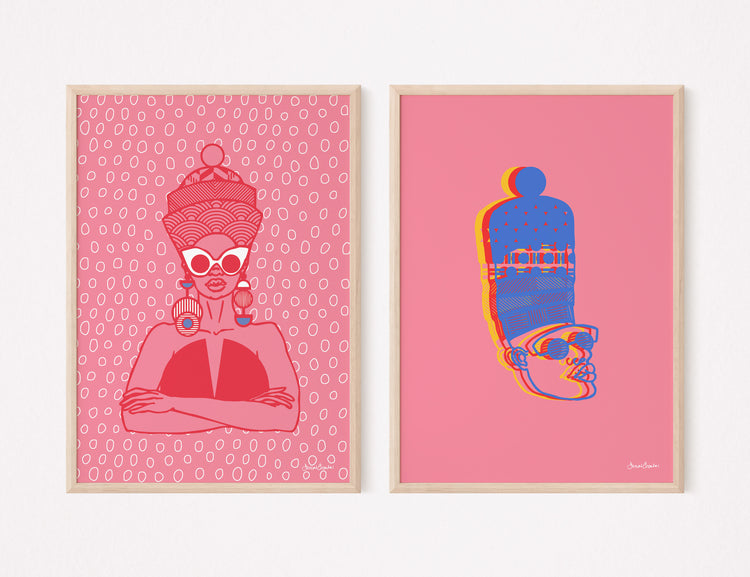 Iretiola & Olamilekan Art Print Set