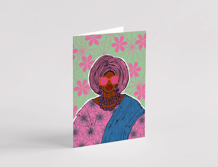 Iya Greeting Card