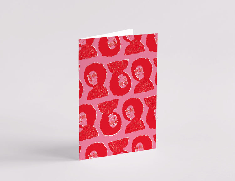 Kara Pattern Greeting Card