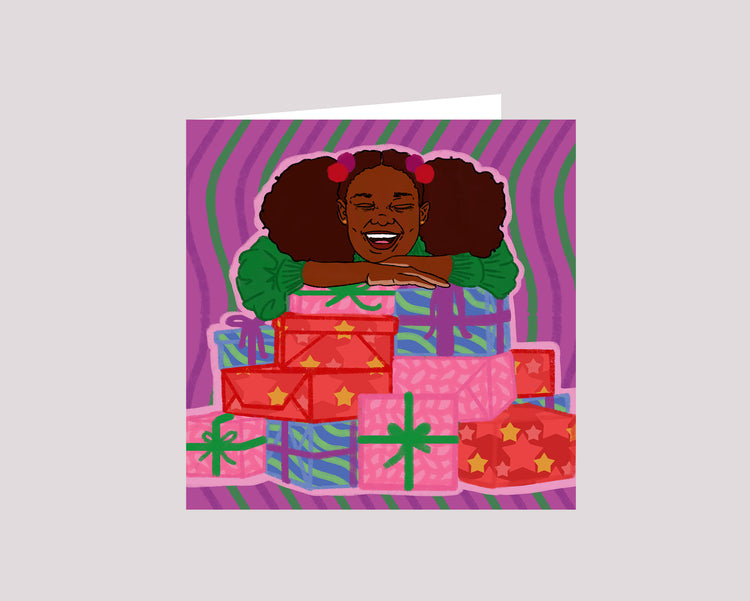 Stack of Joy - Kid's Christmas Card