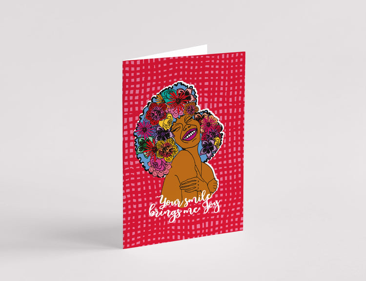Your Smile Brings Me Joy Greeting Card