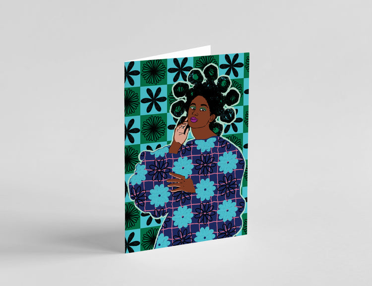 Ifeoluwa Blu Greeting Card