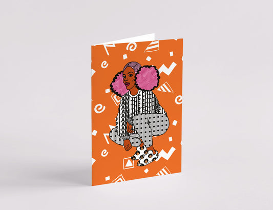 Aisha Greeting Card