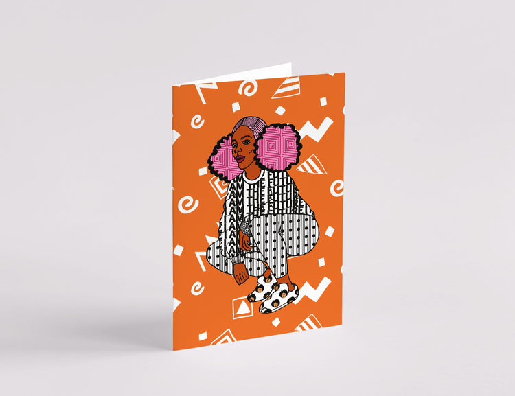Aisha Greeting Card