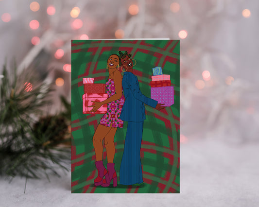 Gift Swap Christmas Card