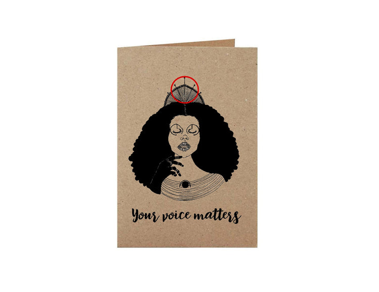 Your Voice Matters Card
